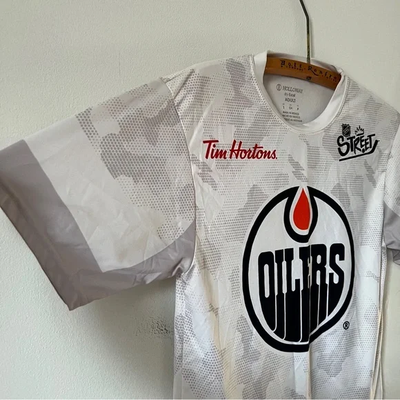 Edmonton Oilers NHL‎ Street Promo Dry Fit Shirt Size Small 28 - Picture 7 of 11